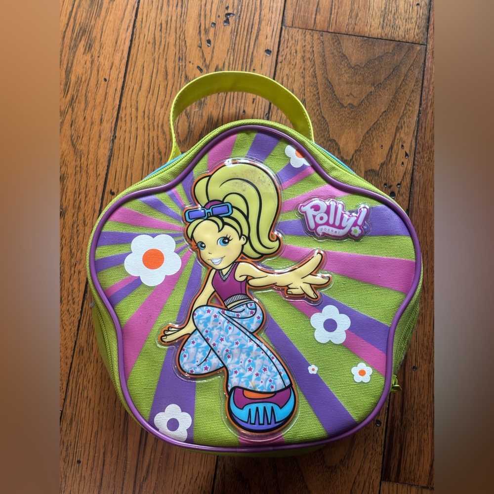 Vintage 2003 Polly Pocket Carrying Case with Cartoon Design